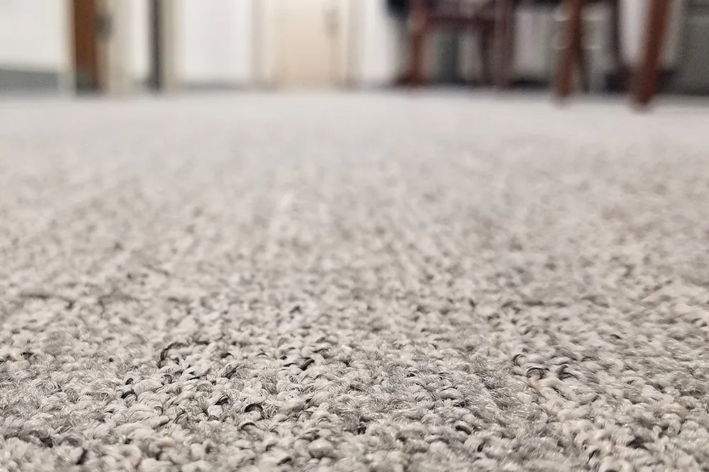 closeup on carpet